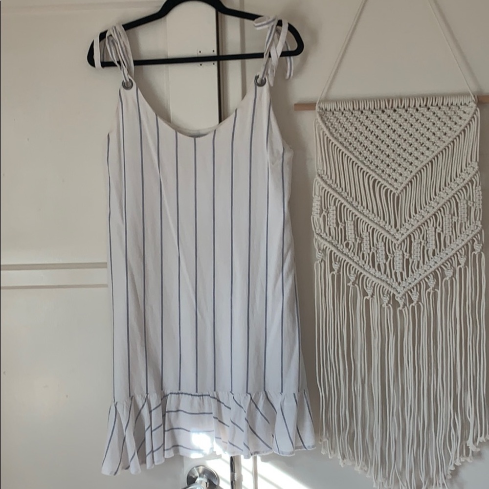 Rails striped dress